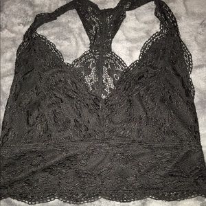 Sexy lace racerback bralette size M